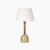 ABAJUR RESINA E MAD/POL/W CUP 25X35X22 CRUA