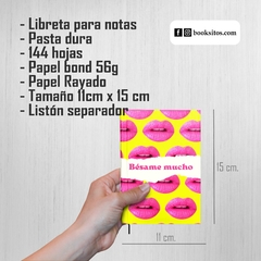 Libreta Booksito, Bésame Mucho en internet