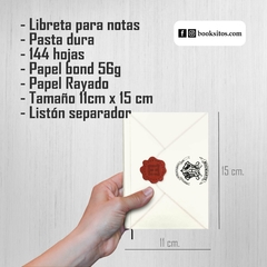 Libreta Booksito, Carta Harry Potter en internet