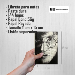 Libreta Booksito, Harry Potter rostro