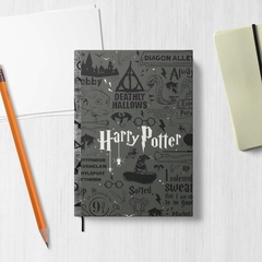 Libreta Booksito, Harry Potter ByN