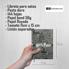 Libreta Booksito, Harry Potter ByN en internet