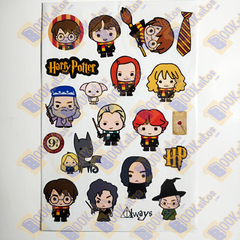 Stickers Calcomanías Harry Potter, Papel HD, Calidad fotográfica MOD1