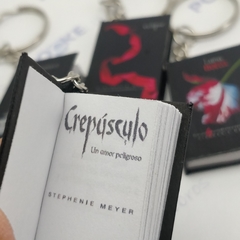 Llaveros, Mini Libros, Mini Books, SAGA CREPUSCULO ,The Twilight Saga, 4 Piezas