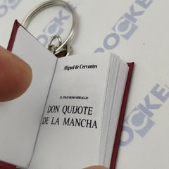 Imagen de Llavero Mini Libro, Mini Book, Don Quijote de la Mancha, MOD1, 1 Pieza