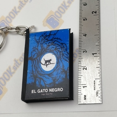 Llavero El Gato Negro, MOD2, Edgar Allan Poe - Booksitos