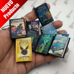 Llaveros Harry Potter, Mini libros, Diseño Edición 2020, 8 piezas