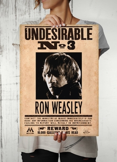 Poster, Cartel, Ron Weasley : Undesirable No 3