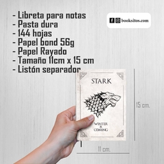 Libreta Booksito, Stark, Game of Thrones en internet