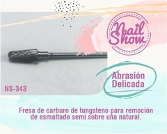 Fresa de abrasión delicada para remoción de Semi nailshow - comprar online