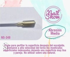 Fresa de abrasión media para perfilar superficie nailshow - comprar online