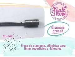 Fresa de gramaje grueso de diamante cilíndrico nailshow - comprar online