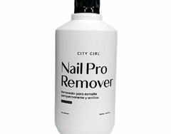 REMOVEDOR DE ESMALTES SEMIPERMANENTES Y ACRILICO PROFESIONAL 500ML CITY GIRL