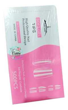 TIPS PARIS SOFT GEL 500 PCS EN CAJA - comprar online