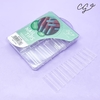 TIPS SOFT GEL X100PCS CUADRADA XL CLEAR