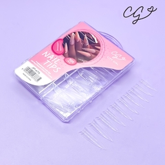 TIPS SOFT GEL X100PCS PERFECT FRENCH STILETTO CLEAR