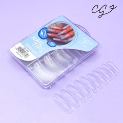 TIPS SOFT GEL X100PCS ROYAL CURVE CLEAR