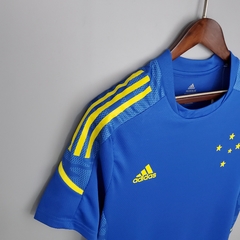 CAMISA CRUZEIRO TREINO MASCULINO =TORCEDOR= 21/22 =AZUL= na internet