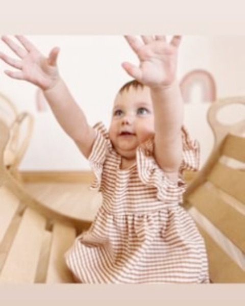 Vestido bebe con volado