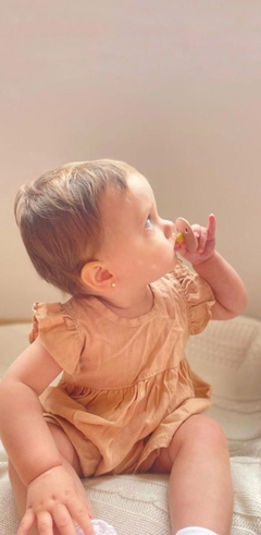 Imagen de Vestido bebe con volado lisos
