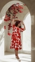 vestido midi com lastex atrás. - Andreia modas