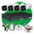 Kit Intelbras 4 Câmeras Intelbras 1120b Dvr 4 Canais - Completo