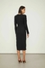 Vestido Animale Midi decote V na internet