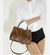 Bolsa Tote Crush Couro Marrom na internet