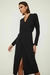 Vestido Animale Midi decote V - comprar online