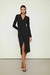 Vestido Animale Midi decote V