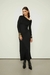 Vestido Animale Midi Ombro Franzido