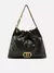 Bolsa Arezzo Hobo Preta Couro Esther Grande - comprar online