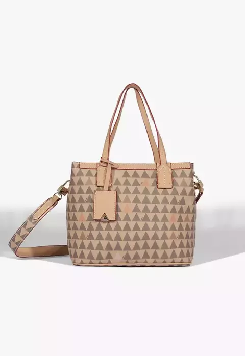 Bolsa SCHUTZ Shopping Triangle Bege