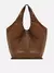 Bolsa Hobo Arezzo Marrom Couro Grande na internet