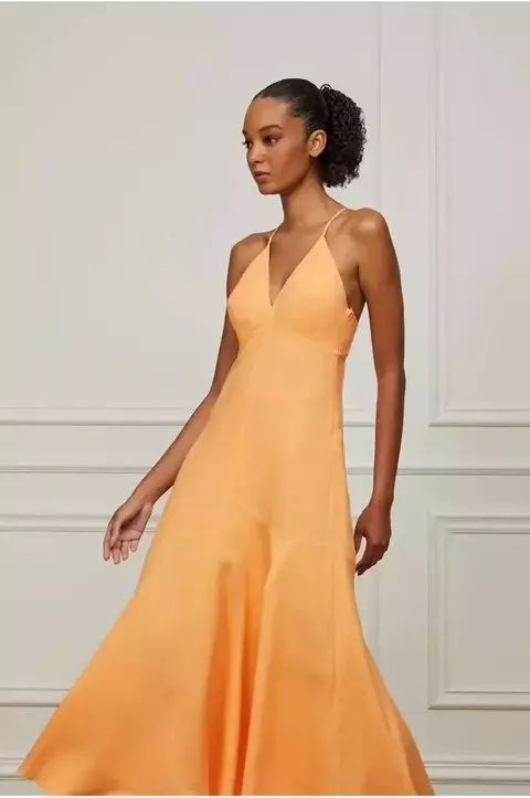 Vestido Recortes Laranja - Animale