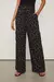 Calça Animale Pantalona Bolso Cargo Na Lateral de Viscose Estampada - comprar online