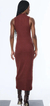 Vestido OPEN midi canelado bordado manual na internet