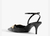Mule Pump Kay Couro Preto na internet