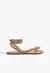 Sandália Rasteira SCHUTZ Courtney Crystal Bege - comprar online