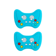 Mini controle vídeo game de silicone - 5/10 peças - loja online