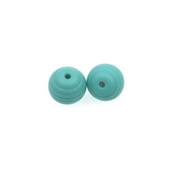 Contas de silicone espiral 15 mm - 100 Pcs