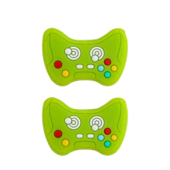 Mini controle vídeo game de silicone - 5/10 peças na internet