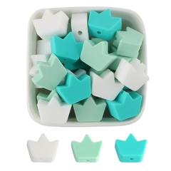 Imagem do Mini Coroa de silicone - 50 peças