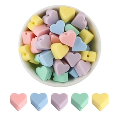 Imagem do Mini Coração Silicone - 30 peças