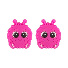 Monstrinho de silicone - 05 Pcs - Silicone Beads Brasil