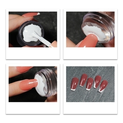 Stamper transparente do prego com raspador geléia silicone na internet