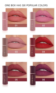 Handaiyan batom maquiagem lipgloss matte hidratação - BREEDY Store