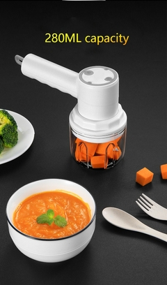 Tristurador de mão portátil sem fio elétrico e liquidificador - loja online