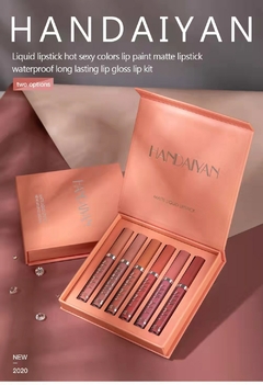 Handaiyan batom maquiagem lipgloss matte hidratação - loja online