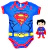 Body Infantil Super-Homem - comprar online
